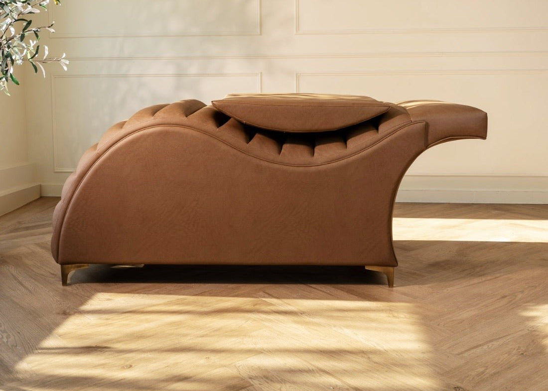 Curve Adjust Conversion Pillow - Plush + Oak (start) (tobacco) #color_tobacco