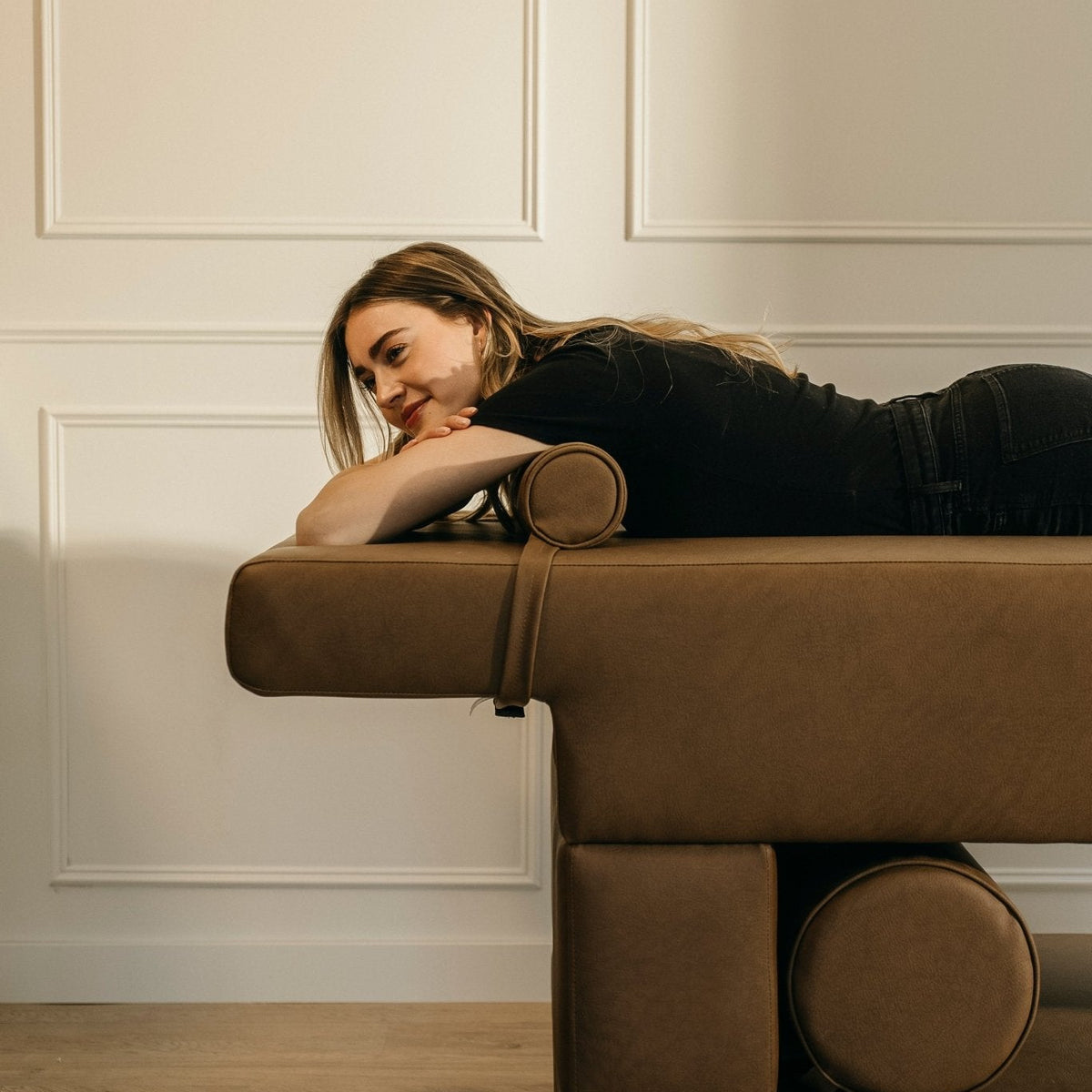 Charlie Bolster Set - Plush + Oak (start)