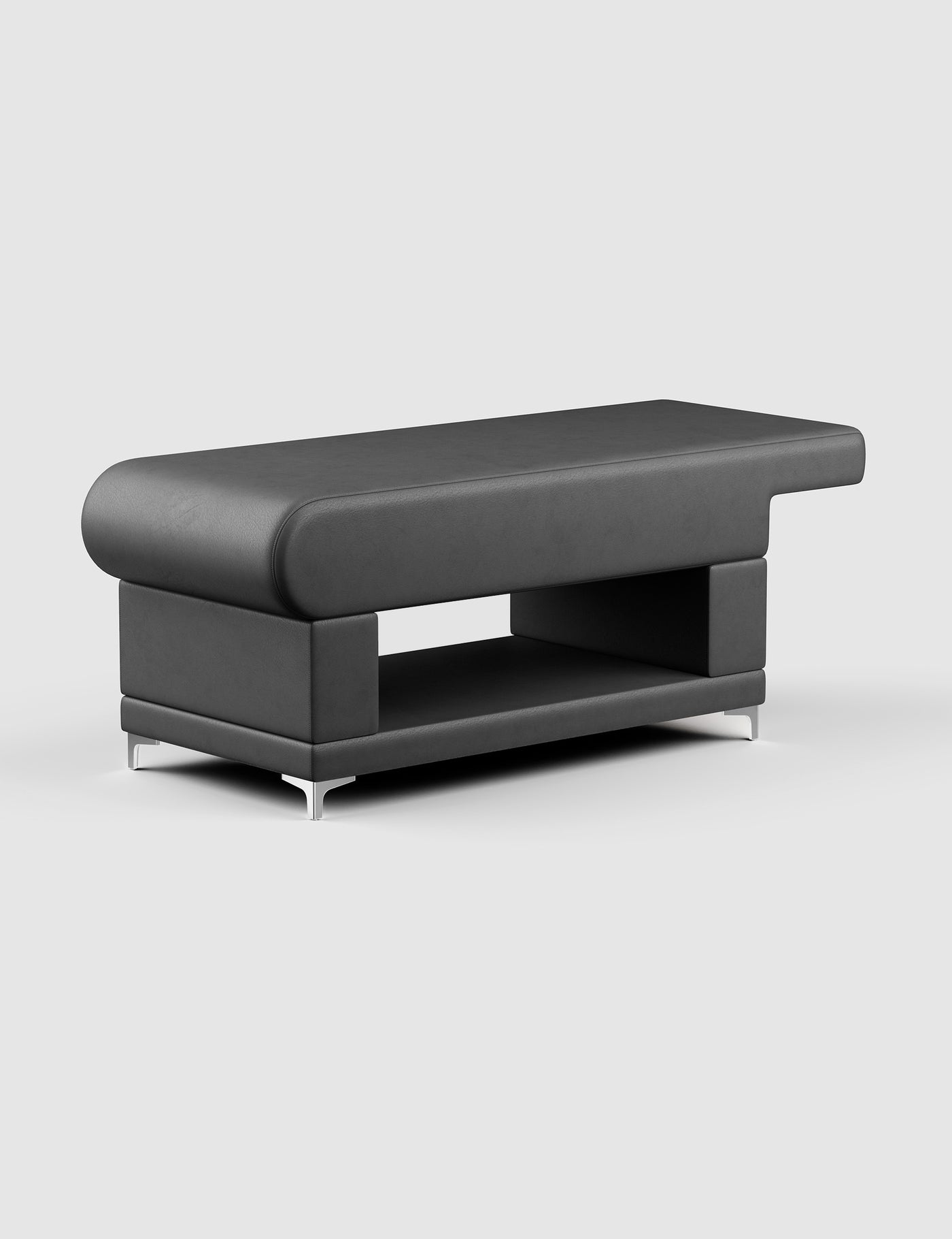 Charlie Flat — Lash Bed by Plush + Oak, #color_charcoal