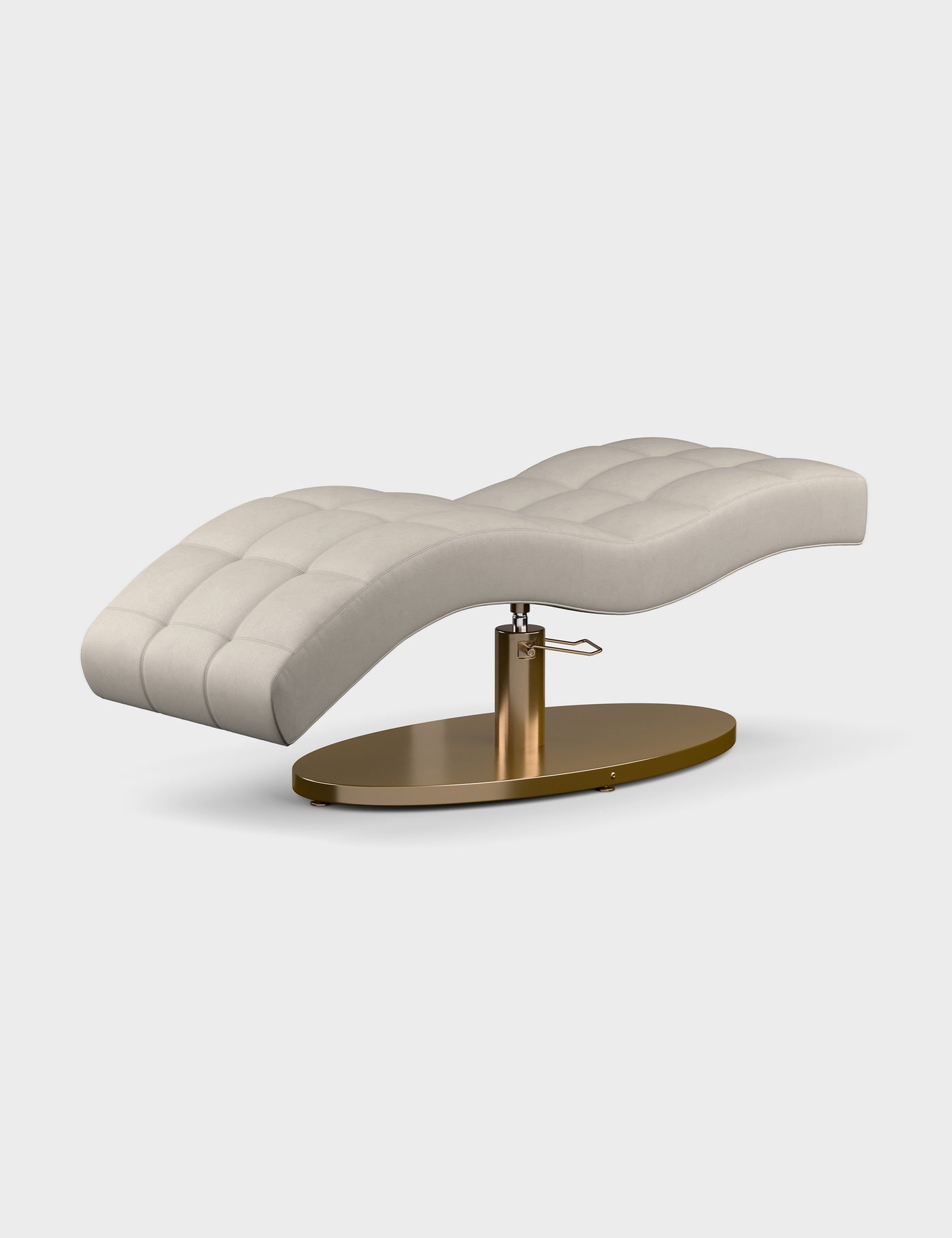 Vera 360 - Brow bed by Plush+Oak, Vera 360- Lash bed by Plush+Oak, Vera 360 - PMU bed by Plush+Oak, Curved Beauty Bed by Plush + Oak, Curved Beauty Bed with Swivel by Plush + Oak, #color_bone