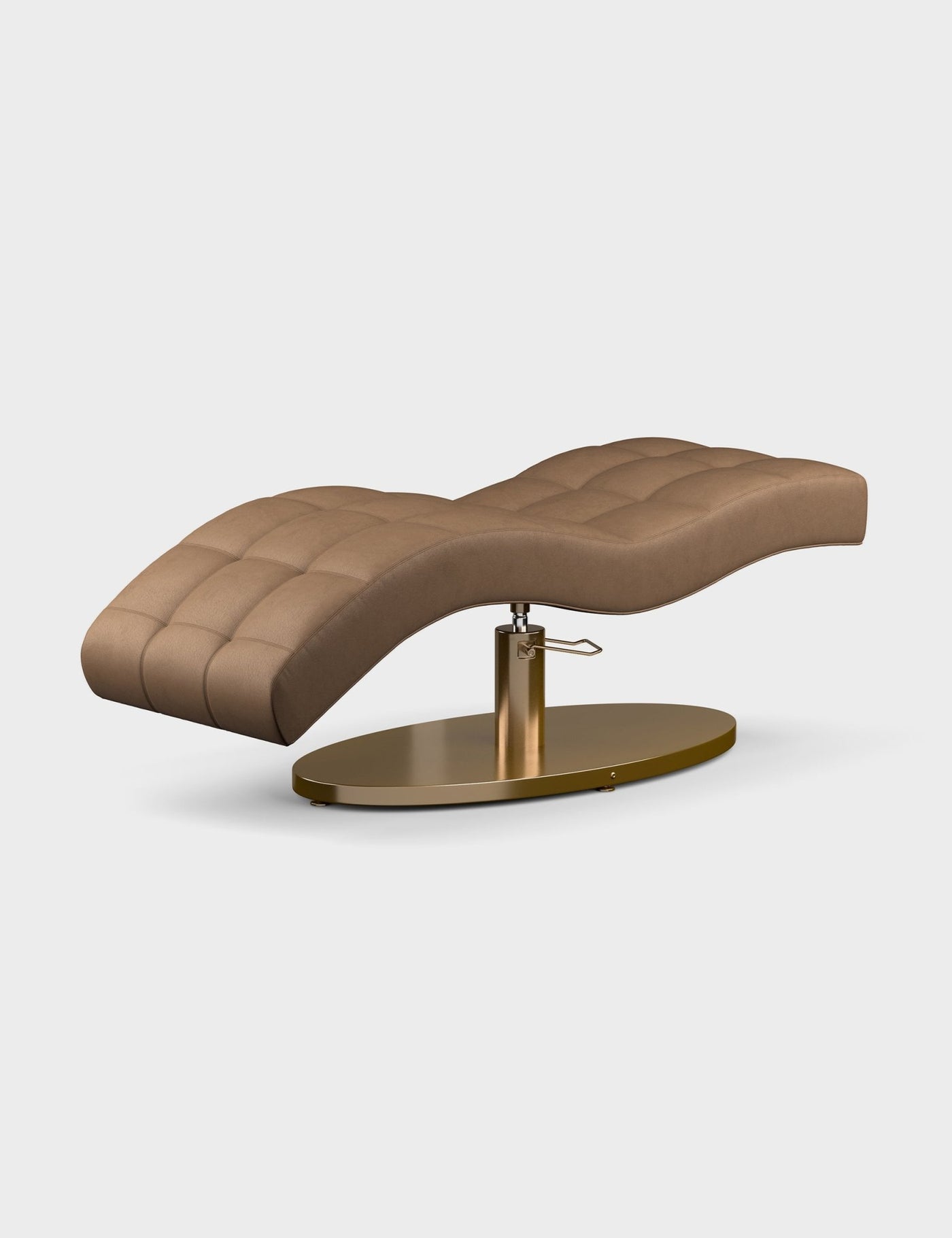 Vera 360 - Brow bed by Plush+Oak, Vera 360- Lash bed by Plush+Oak, Vera 360 - PMU bed by Plush+Oak, Curved Beauty Bed by Plush + Oak, Curved Beauty Bed with Swivel by Plush + Oak, #color_cappuccino