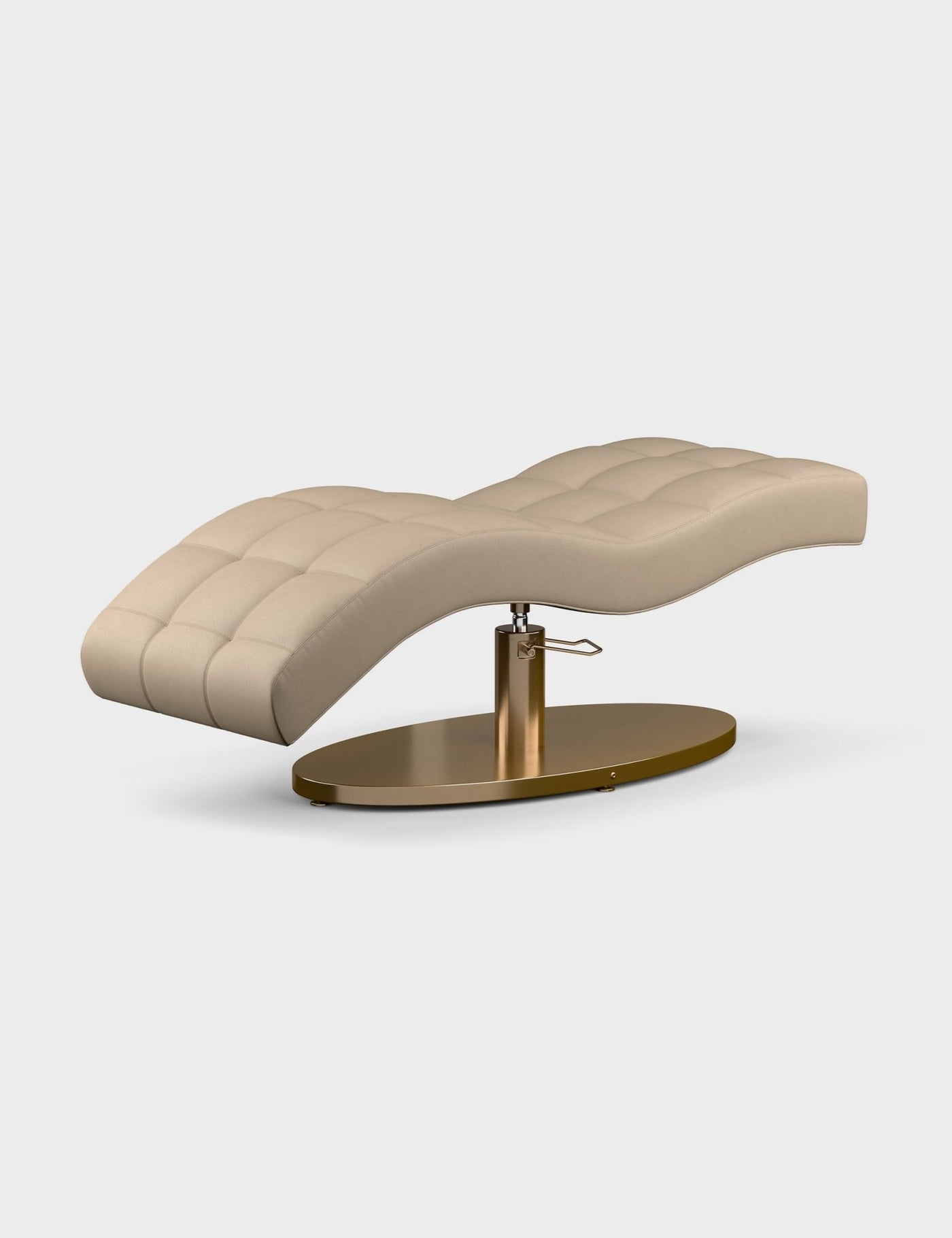 Vera 360 - Brow bed by Plush+Oak, Vera 360- Lash bed by Plush+Oak, Vera 360 - PMU bed by Plush+Oak, Curved Beauty Bed by Plush + Oak, Curved Beauty Bed with Swivel by Plush + Oak, #color_sand