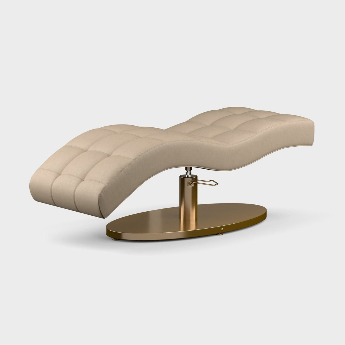 Vera 360 - Brow bed by Plush+Oak, Vera 360- Lash bed by Plush+Oak, Vera 360 - PMU bed by Plush+Oak, Curved Beauty Bed by Plush + Oak, Curved Beauty Bed with Swivel by Plush + Oak, #color_sand