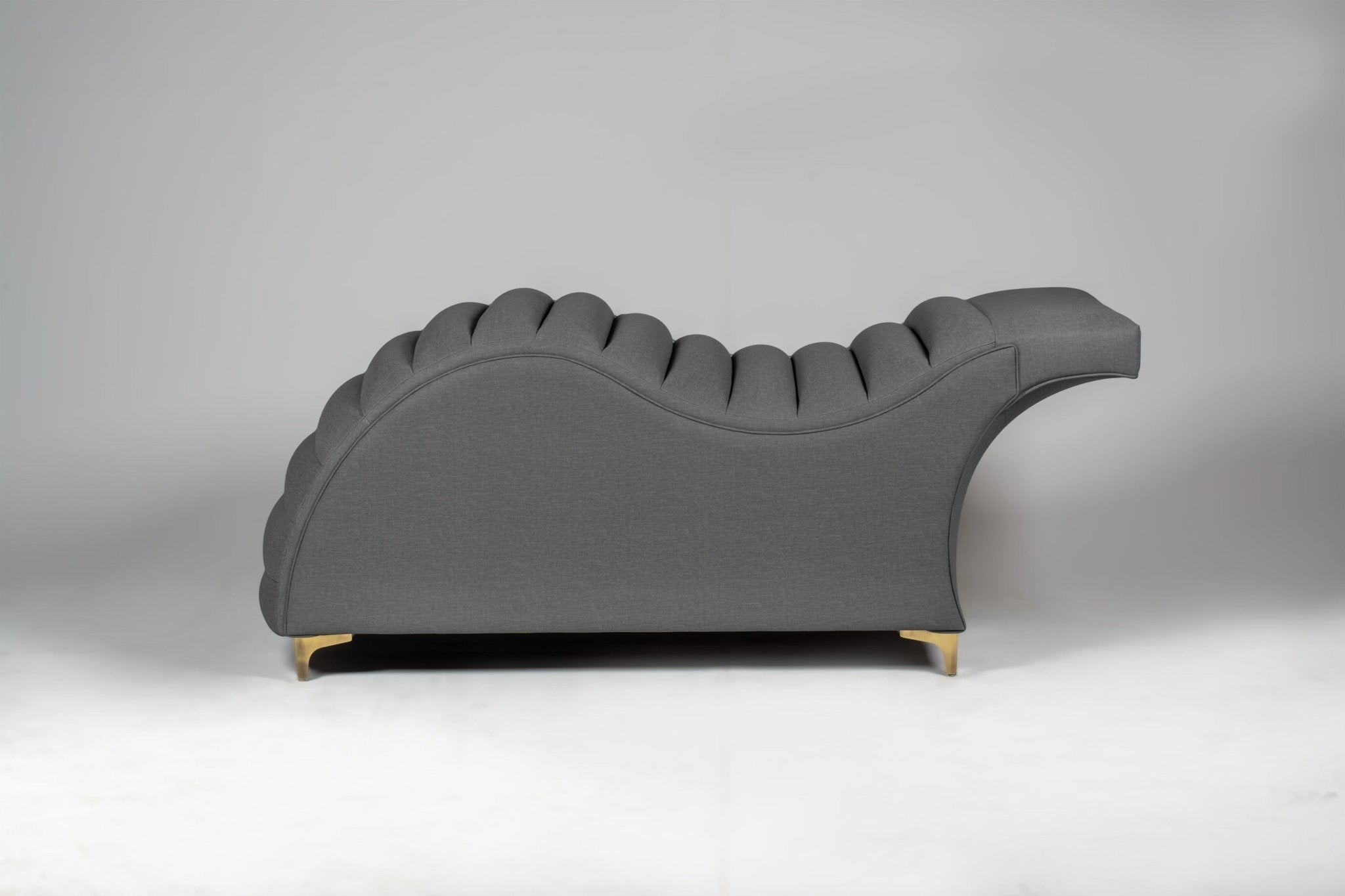 Ready To Ship Edda Cloud® - Duralinen in Gunmetal - Plush + Oak