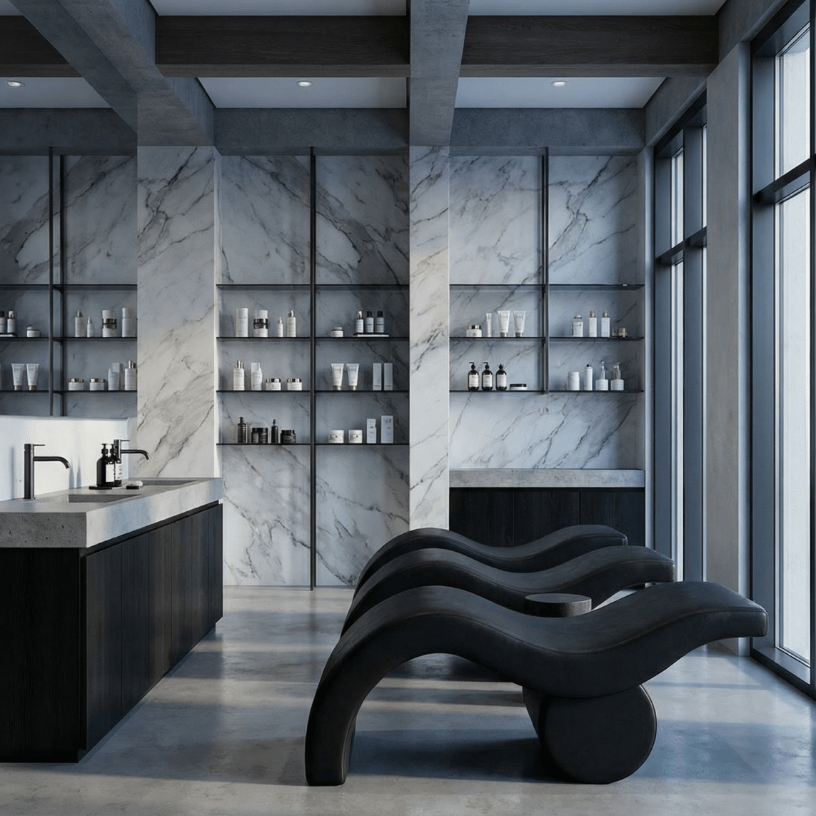 The Brynn — Lash Bed by Plush + Oak, 
The Brynn — Brow Bed by Plush + Oak, 
The Brynn— PMU Bed by Plush + Oak,  #color_ink