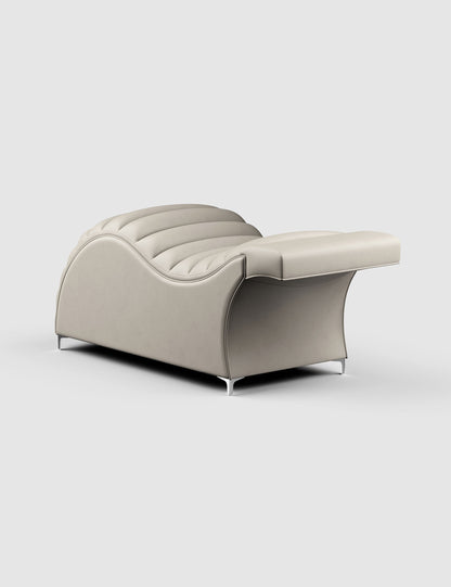 Edda Cloud® in Cavaletti Vegan Leather - Plush + Oak (Bone)#color_bone