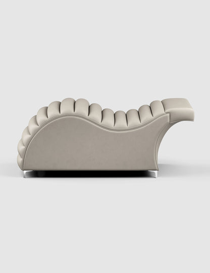 Edda Cloud® in Cavaletti Vegan Leather - Plush + Oak (Bone)#color_bone