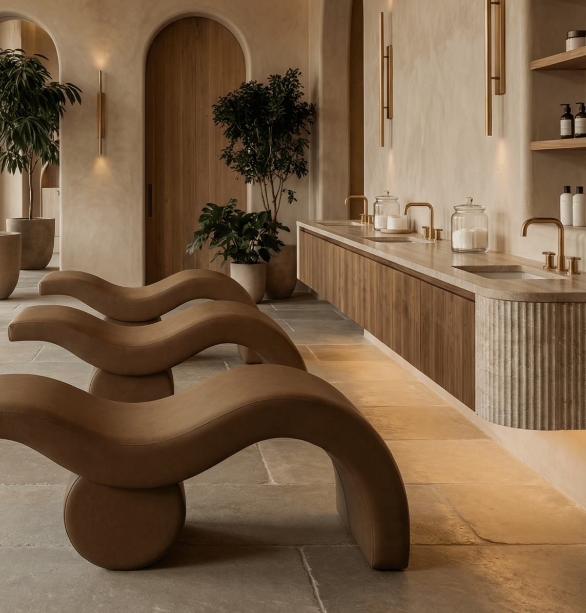 The Brynn — Lash Bed by Plush + Oak, 
The Brynn — Brow Bed by Plush + Oak, 
The Brynn— PMU Bed by Plush + Oak, #colour_cappuccino, 