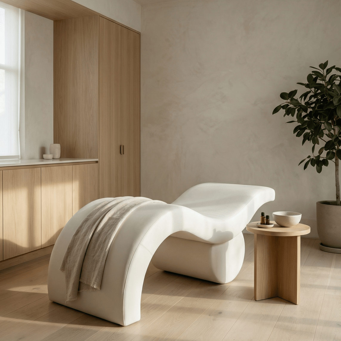 The Brynn — Lash Bed by Plush + Oak, 
The Brynn — Brow Bed by Plush + Oak, 
The Brynn— PMU Bed by Plush + Oak,  #color_cloud,